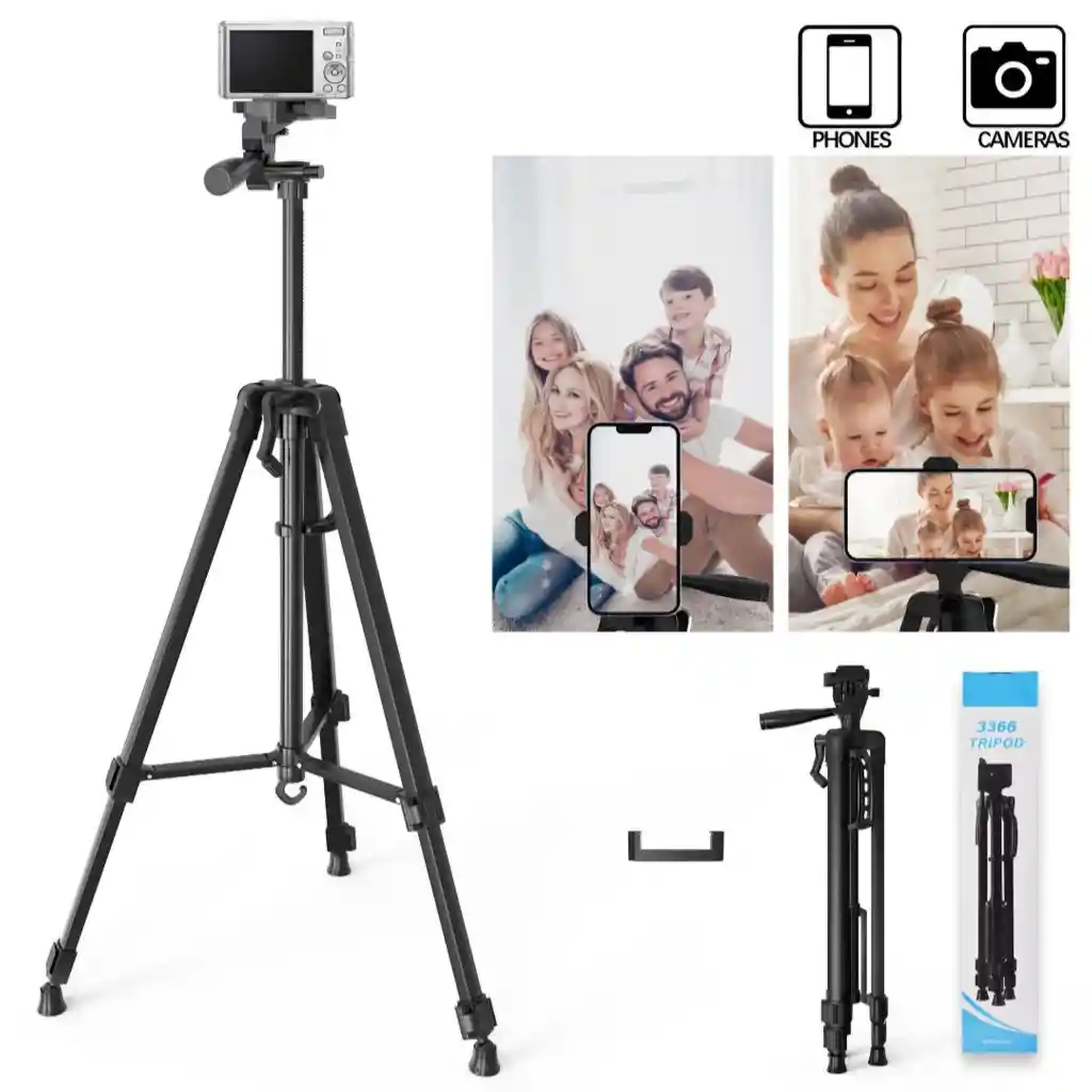 Tripode Profesional 130 Cm Para Celular Y Cámara