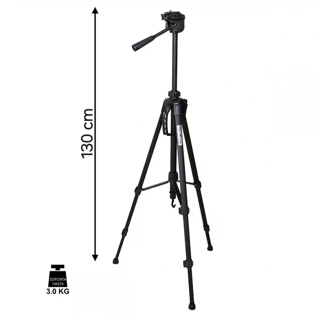 Tripode Profesional 130 Cm Para Celular Y Cámara