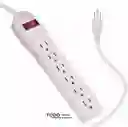 Regleta Eléctrica Base Múltiple Multipuerto Con Extension De 3m