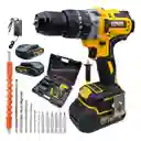 Taladro Percutor Inalámbrico 21v Atornillador Brushless