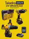 Taladro Percutor Inalámbrico 21v Atornillador Brushless