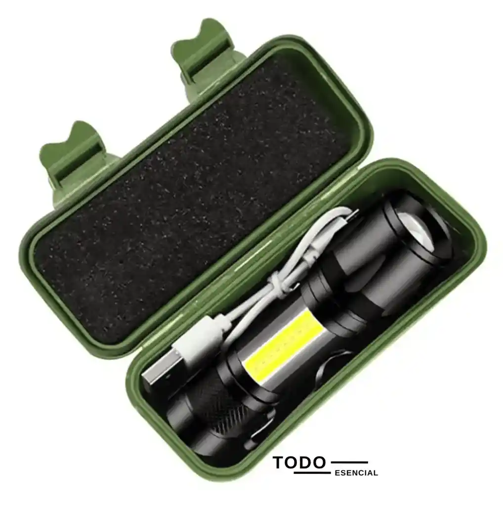 Linterna Led Táctica Recargable