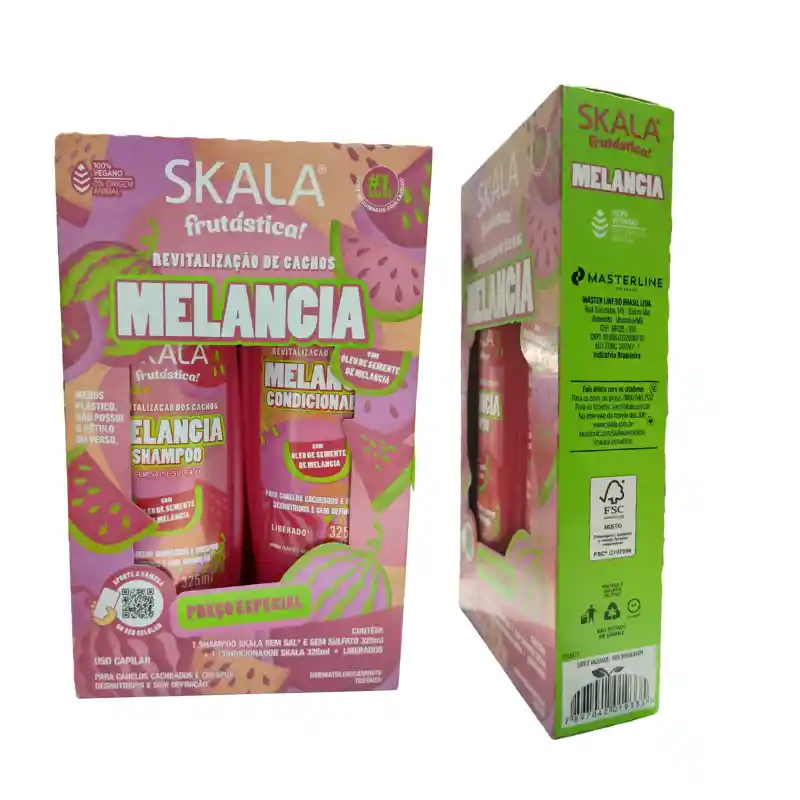Kit Melancia Skala Shampoo Y Acondicionador