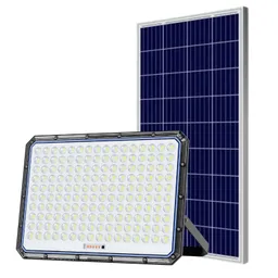 Reflector Solar Led Lampara 5000w Jortan Con Control Y Panel