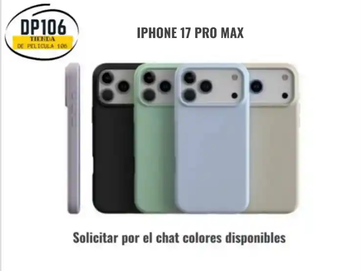 Iphone 17 Pro Max Silicone Case Funda Protectora