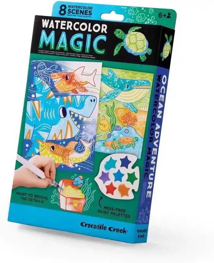 Juego Pintura Mágica De Acuarela Aventuras En Océano Niños