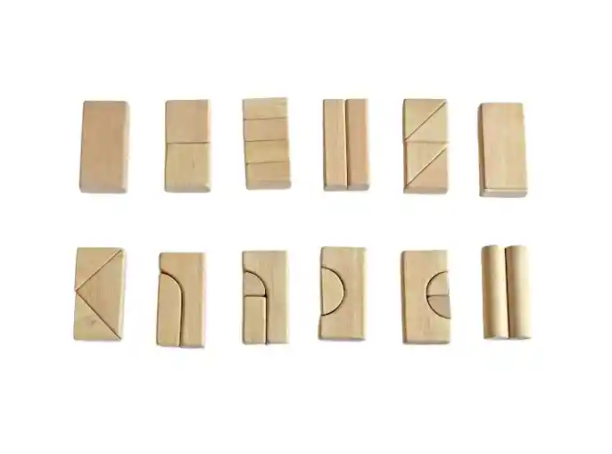 Bloques De Construcción Madera 86 Piezas Para Niños