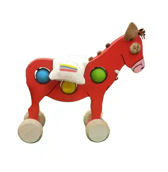 Juguete Burro De Madera Artesanal Para Niños Niñas