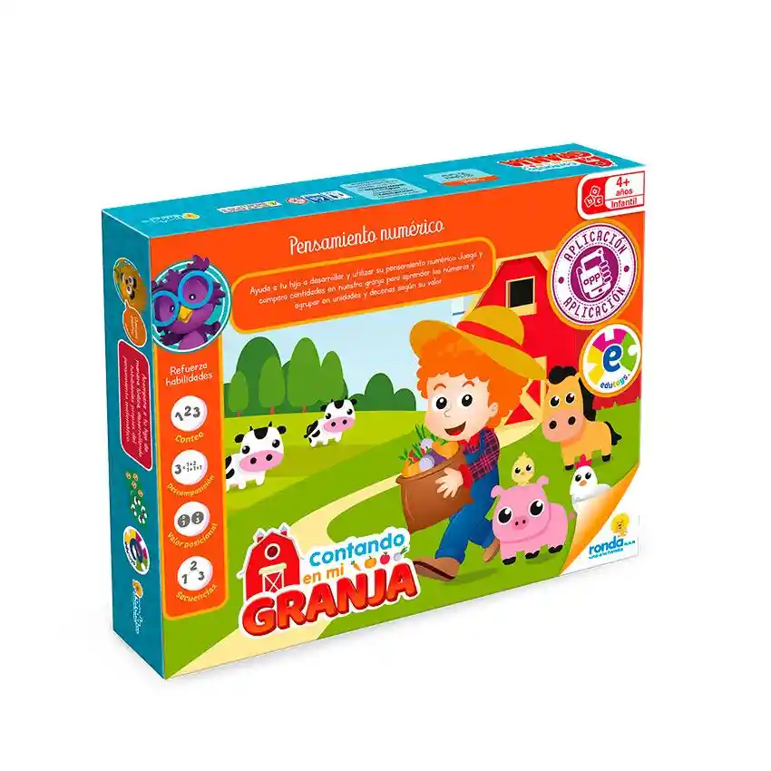 Juego De Mesa Educativo Contando En Mi Granja Para Niños
