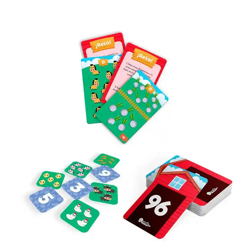Juego De Mesa Educativo Contando En Mi Granja Para Niños
