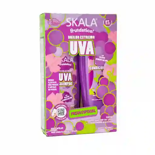 Skala Kit Shampoo Y Acondionador Uva Frutastica