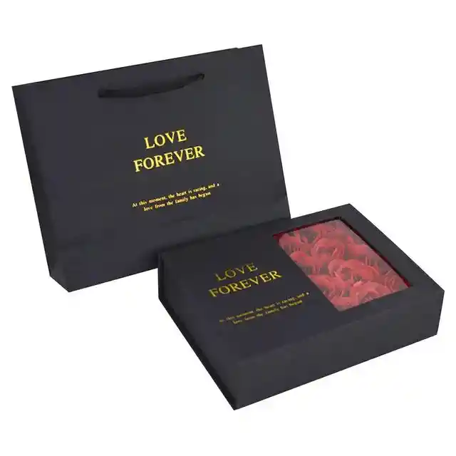 Caja Joyera Con 12 Rosas Rojas Con Aroma