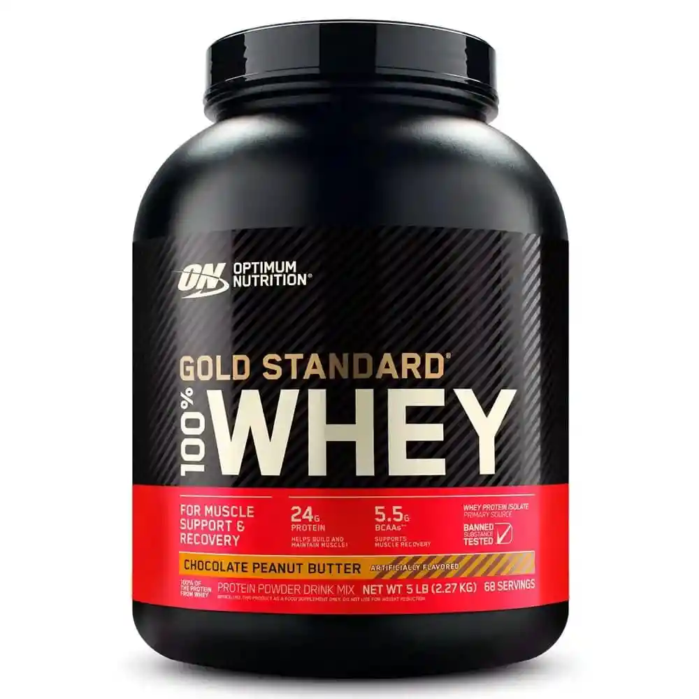 Gold Standard 100% Whey Optimum Nutrition 5 Lb Chocolate Peanut Butter