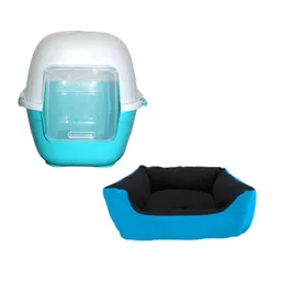 Baño Sin Filtro Grande Mas Cama Mediana Celeste