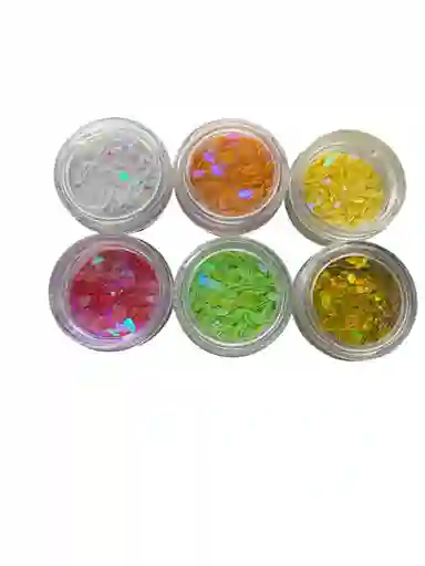 Brillos Para Maquillaje De Rostro, Cabello O Uñas Lentejuelas Para Cuerpo Escarcha Para Maquillaje