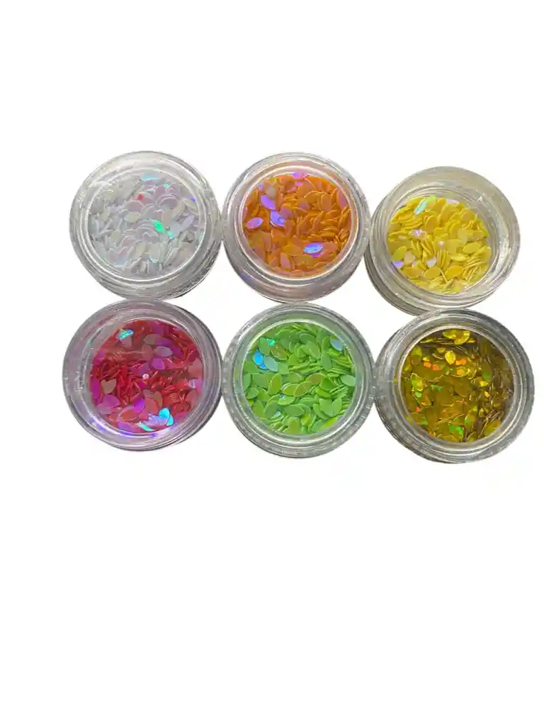 Brillos Para Maquillaje De Rostro, Cabello O Uñas Lentejuelas Para Cuerpo Escarcha Para Maquillaje