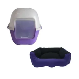 Baño Sin Filtro Grande Mas Cama Mediana Morado