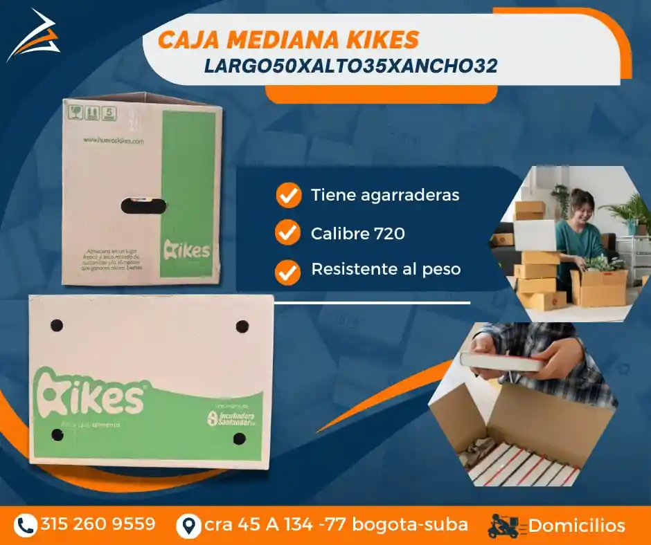 Cajas Para Mudanza Kikes 50 Largo X 32 Ancho X 36 Alto- Empaque Y Embalaje