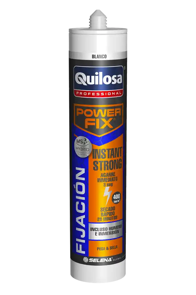 Adhesivo De Montaje Extra Fuerte Power Fix Quilosa