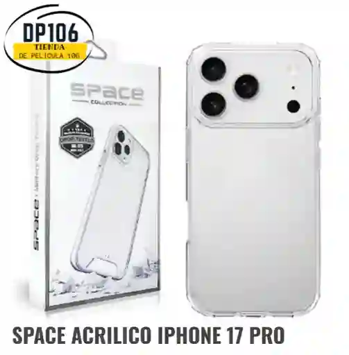 Iphone 17 Pro Space Transparente Forro De Proteccion