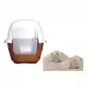 Baño Arenero Grande Sin Filtro + 6 Kg Arena Marron