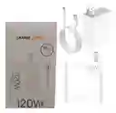 Cargador 120w Carga Ultra Rápida Compatible Con Tipo C