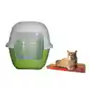 Baño Sin Filtro Grande Mas Rascador Ondas Verde