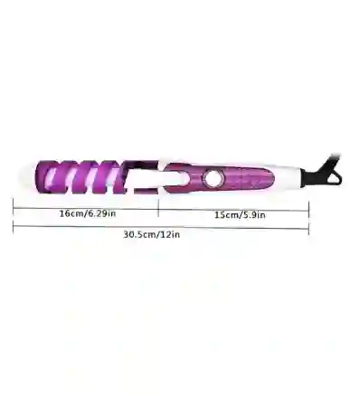 Pinza Rizador Encrespador Ondulador Curl Perfect Voltaje 110v Color Morado