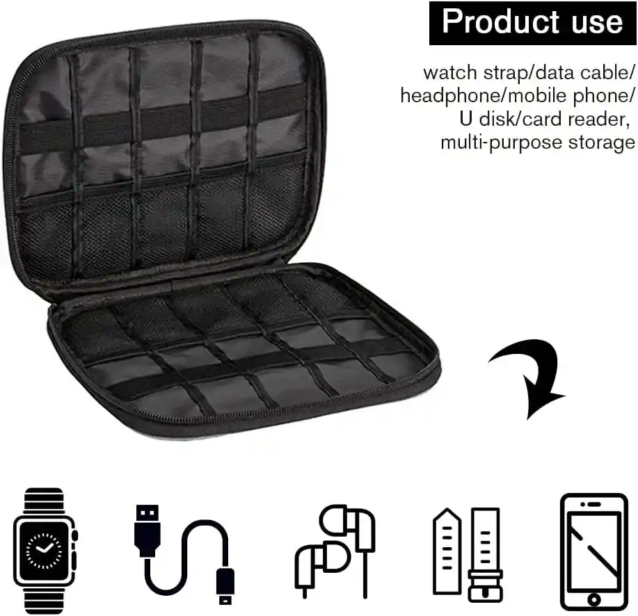 Organizador Electronico Estuche Accesorios De Viaje