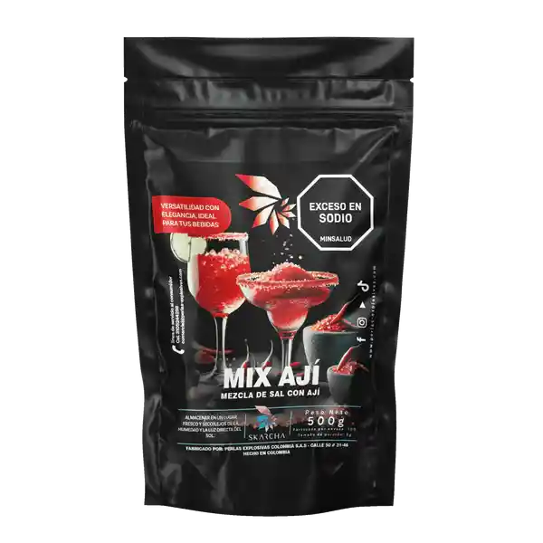 Sal Para Cocteleria Skarcha Mix Ají 500g