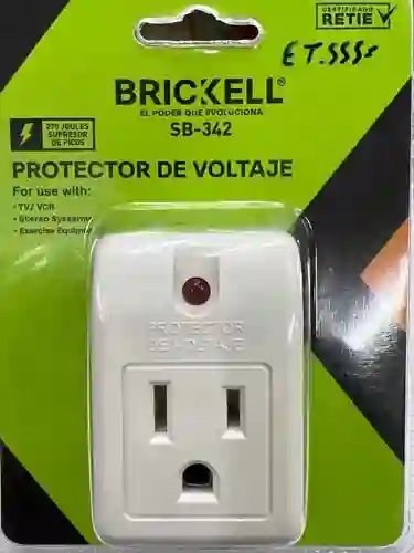 Protector De Voltaje Brickell Sb-342 Con Supresor De Picos – 270 Joules