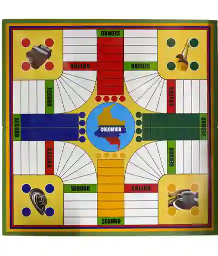 Parques Pagable Madera X 4 Puestos - Fichas Imantadas