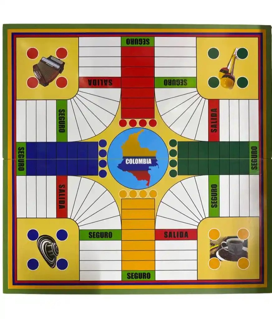Parques Pagable Madera X 4 Puestos - Fichas Imantadas