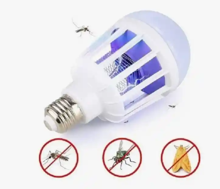 Bombillo Led Mata Zancudos Mosquitos Insectos Lampara