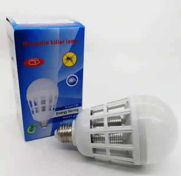 Bombillo Led Mata Zancudos Mosquitos Insectos Lampara