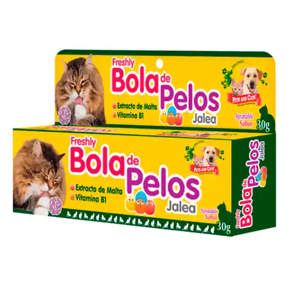 Jalea Para Gatos Elimina Bolas De Pelo 30 Gr