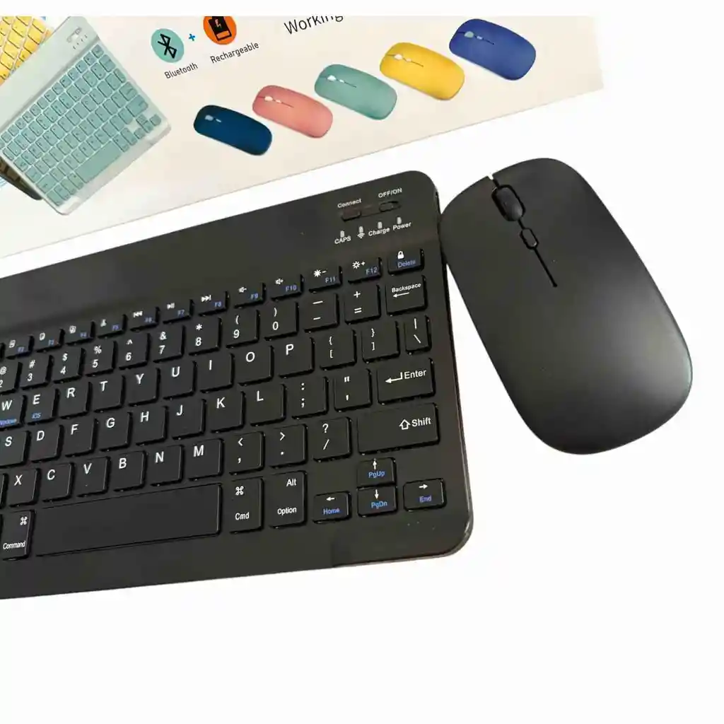 Kit Teclado Y Mouse Bluetooth *negro*