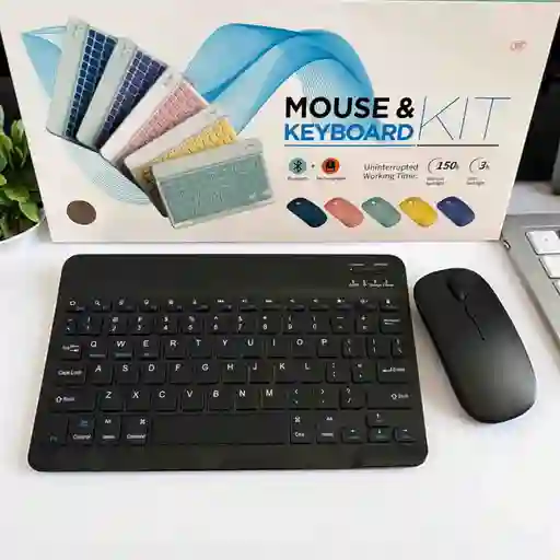 Kit Teclado Y Mouse Bluetooth *negro*