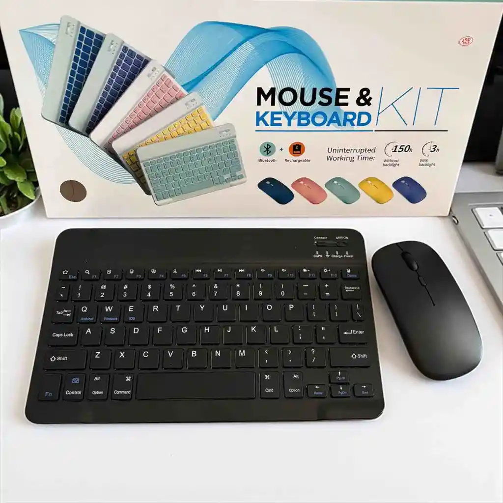 Kit Teclado Y Mouse Bluetooth *negro*