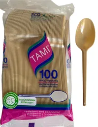 Cucharas Tami Soperas Biodegradables X 100 Unds