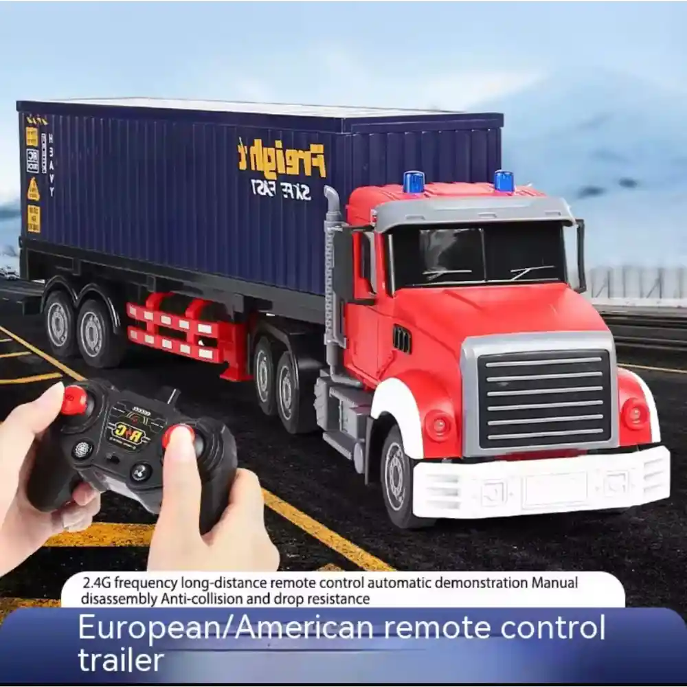 Tractomula Trailer Camion Control Remoto Juguete Para Niños