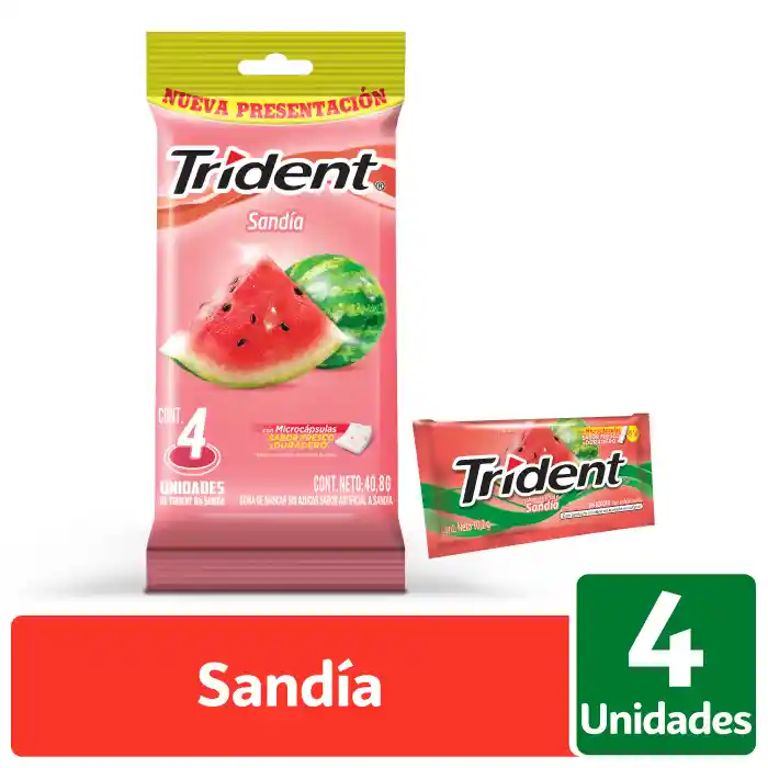 Trident Goma de Mascar Sabor a Sandía