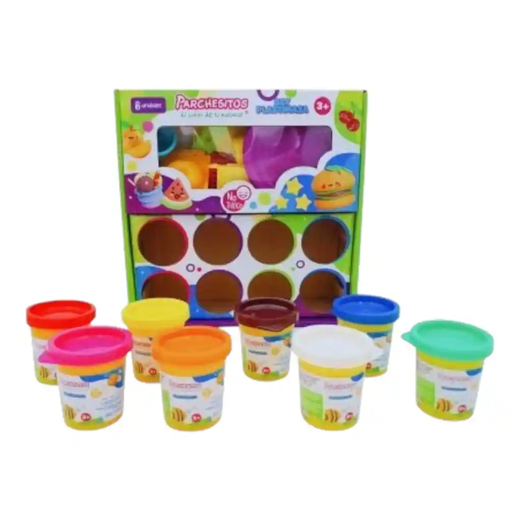 Plastilina Plastimasa Parchesitos Set *8