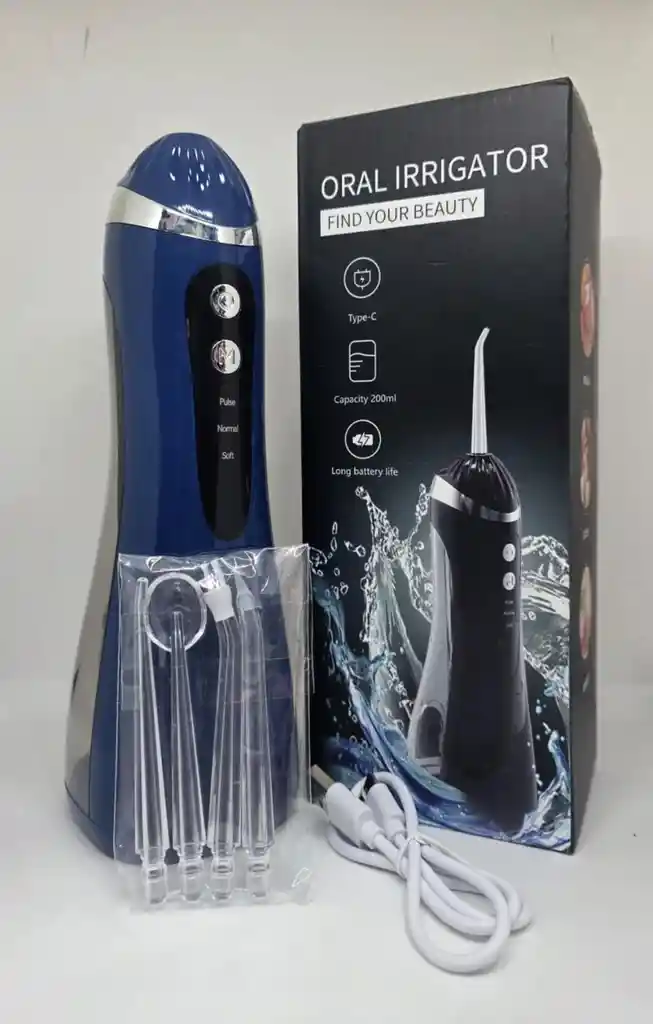Irrigador Oral Dental Con 5 Cabezales Accesorio