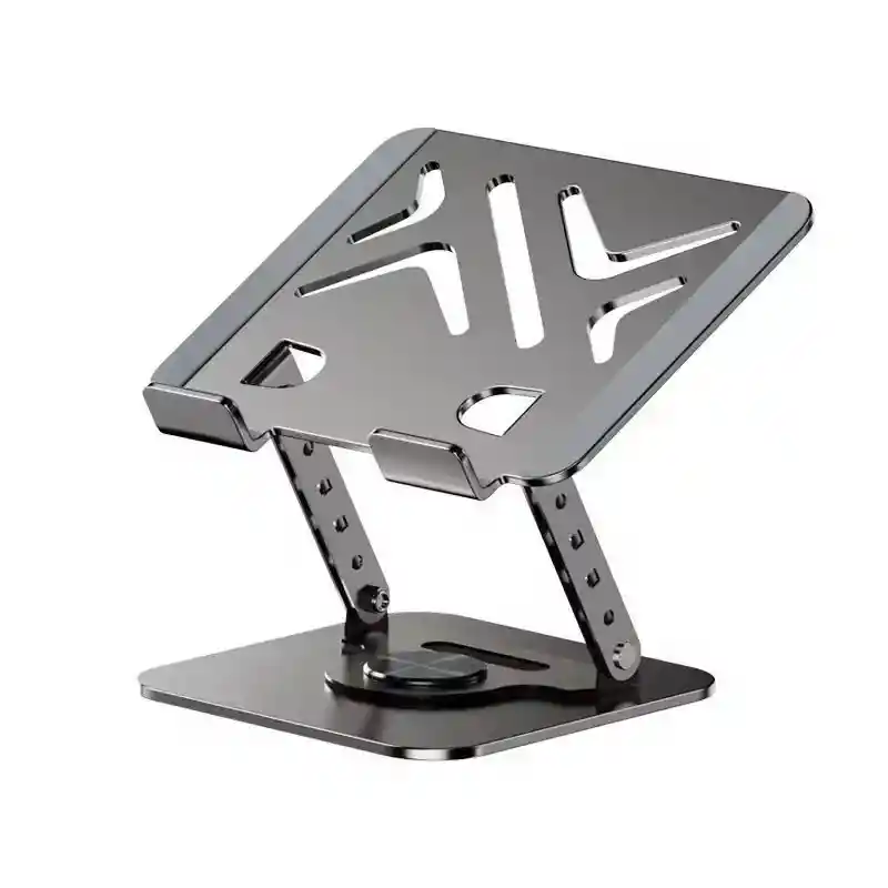 Base Metálica Giratoria Para Portátil 360 Grados Zh-02