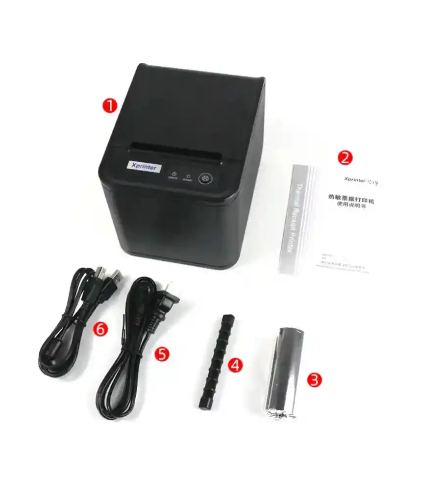 Impresora Termica De Pos Mini Xprinter Puerto Rj45 Lan Y Usb
