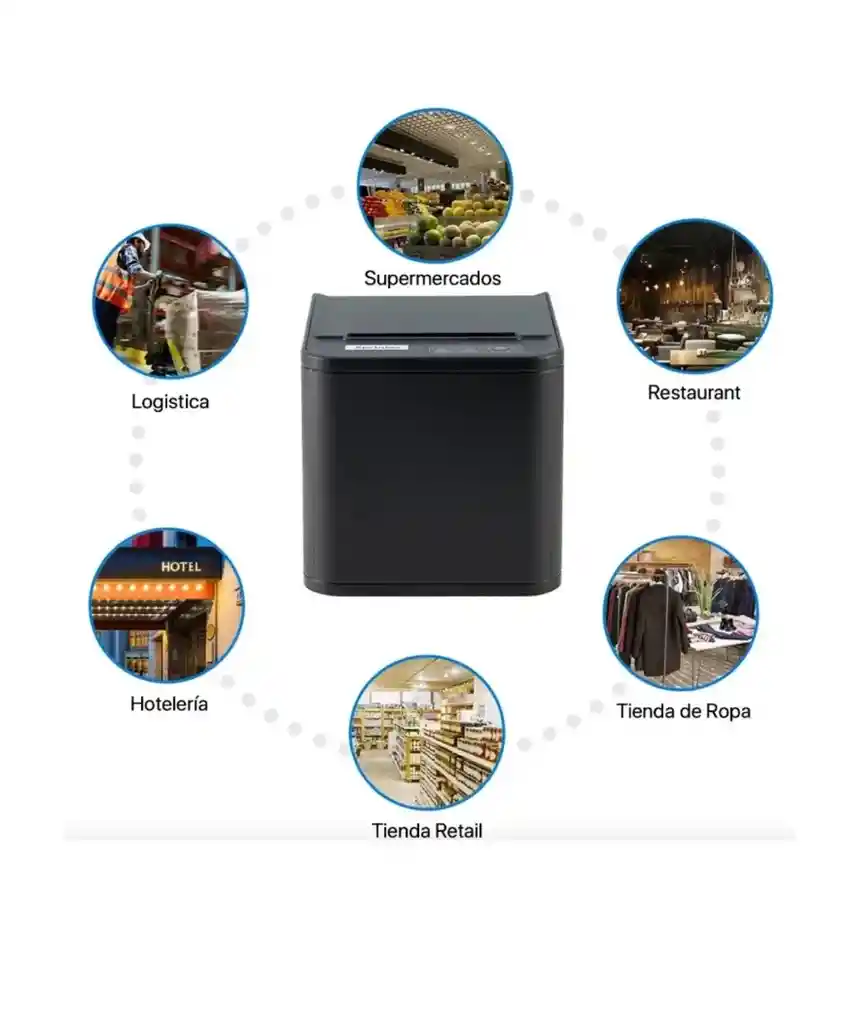 Impresora Termica De Pos Mini Xprinter Puerto Rj45 Lan Y Usb