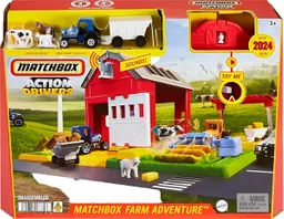 Set Pista Matchbox Action Drivers Coleccion Vehículos De Mattel Farm Aventure