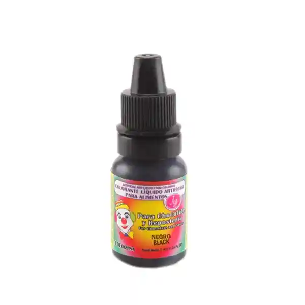 Colorante Vegetal Marca Tuska - Payasito De 12mm Color Negro