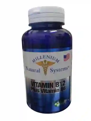 Vitamina B12 Plus Vitamina B6 X 100 Softgels Natural Systems
